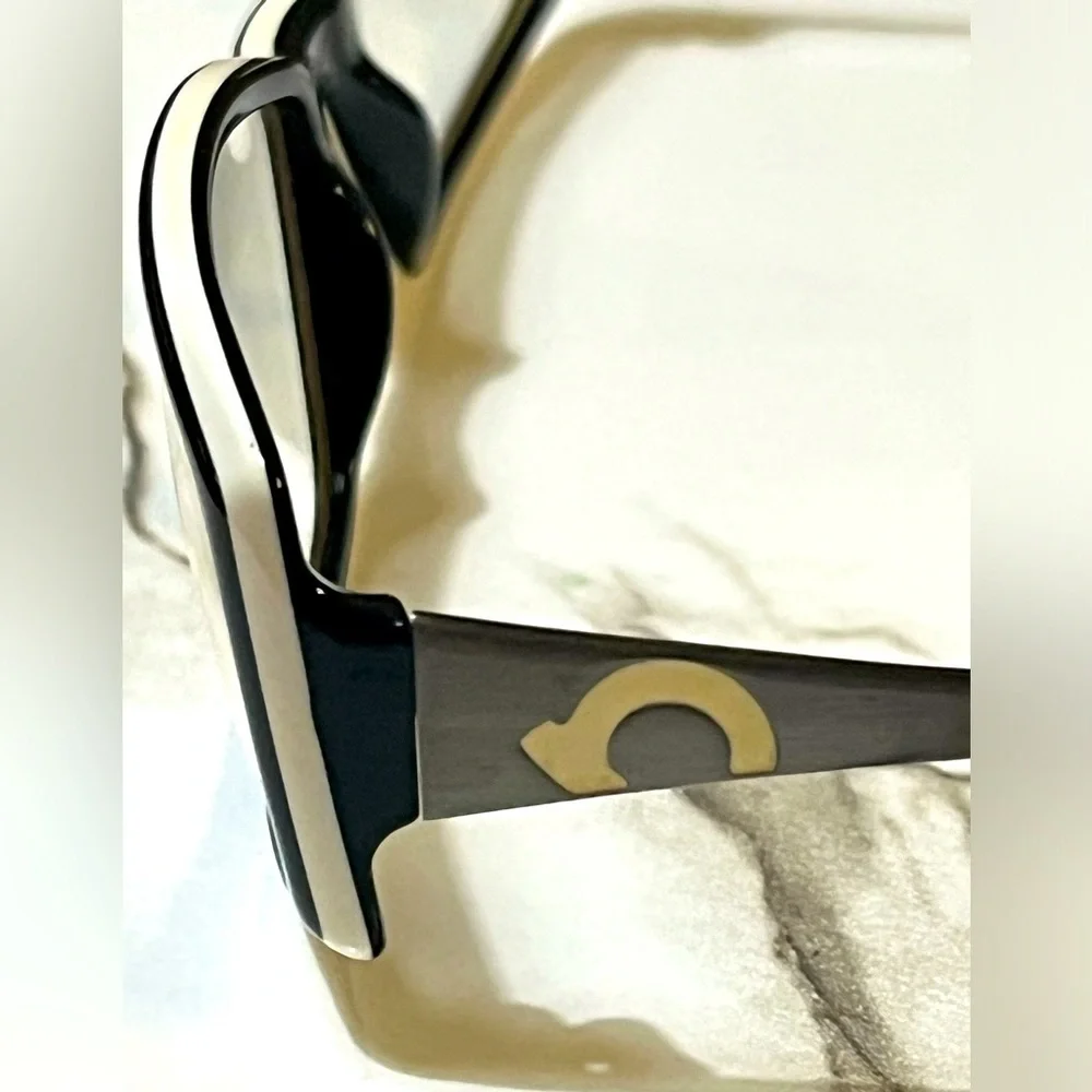 Salvatore Ferragamo Women’s Eyeglasses 2588 437 Silver White Black 52-16-135